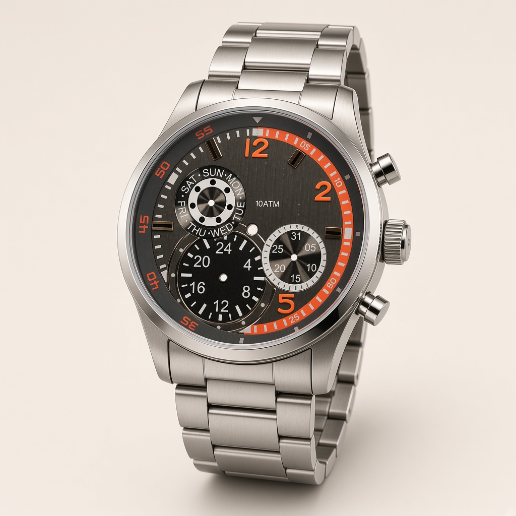 Capability sample · no logo Professional chronographs CH002