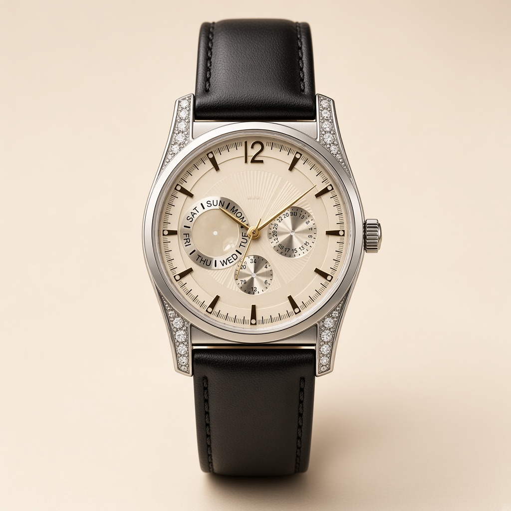 Capability sample · no logo Square / jewelry watches SQ001