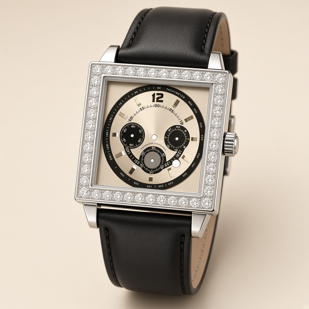 Capability sample · no logo Square / jewelry watches SQ003