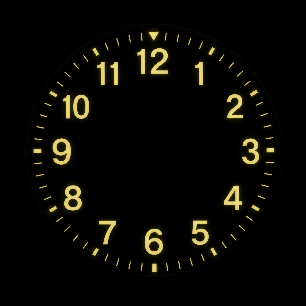 J001 日本夜光面 暗房夜光