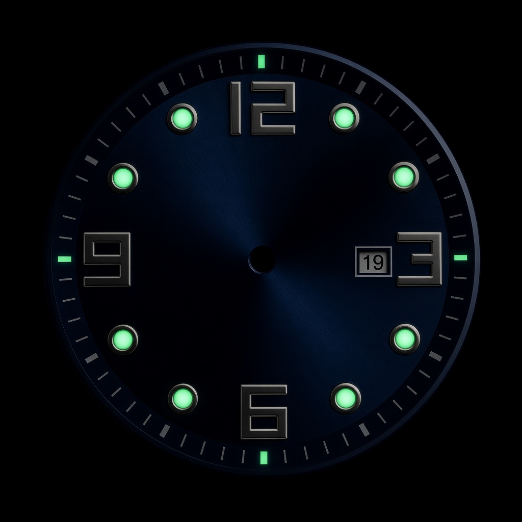 S005 瑞士夜光面 Super-LumiNova 暗房夜光